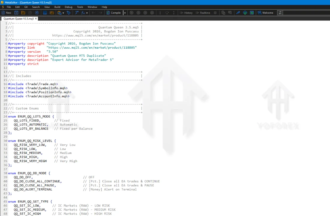 Quantum Queen Source Code V3.5 MT5