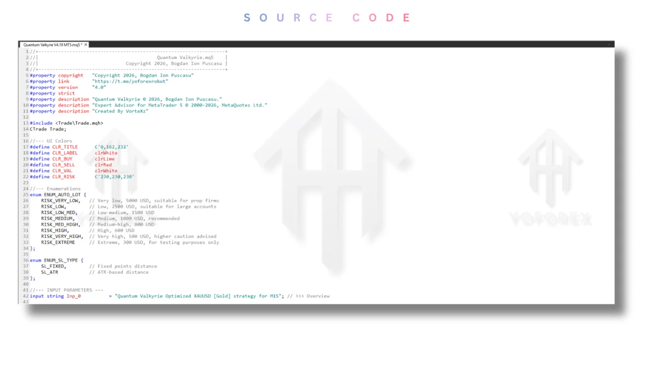 Quantum Valkyrie Source Code V4.0 MT5
