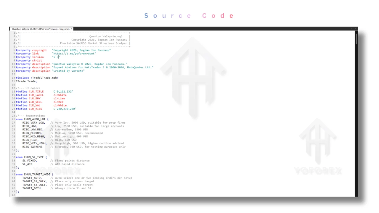 Quantum Valkyrie Source Code V5.3 MT5