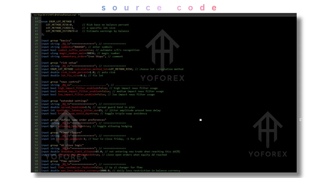 hero: Educational overview of free MetaTrader 5 Expert Advisor source code risks and evaluation steps for retail traders researching iron stops tools.