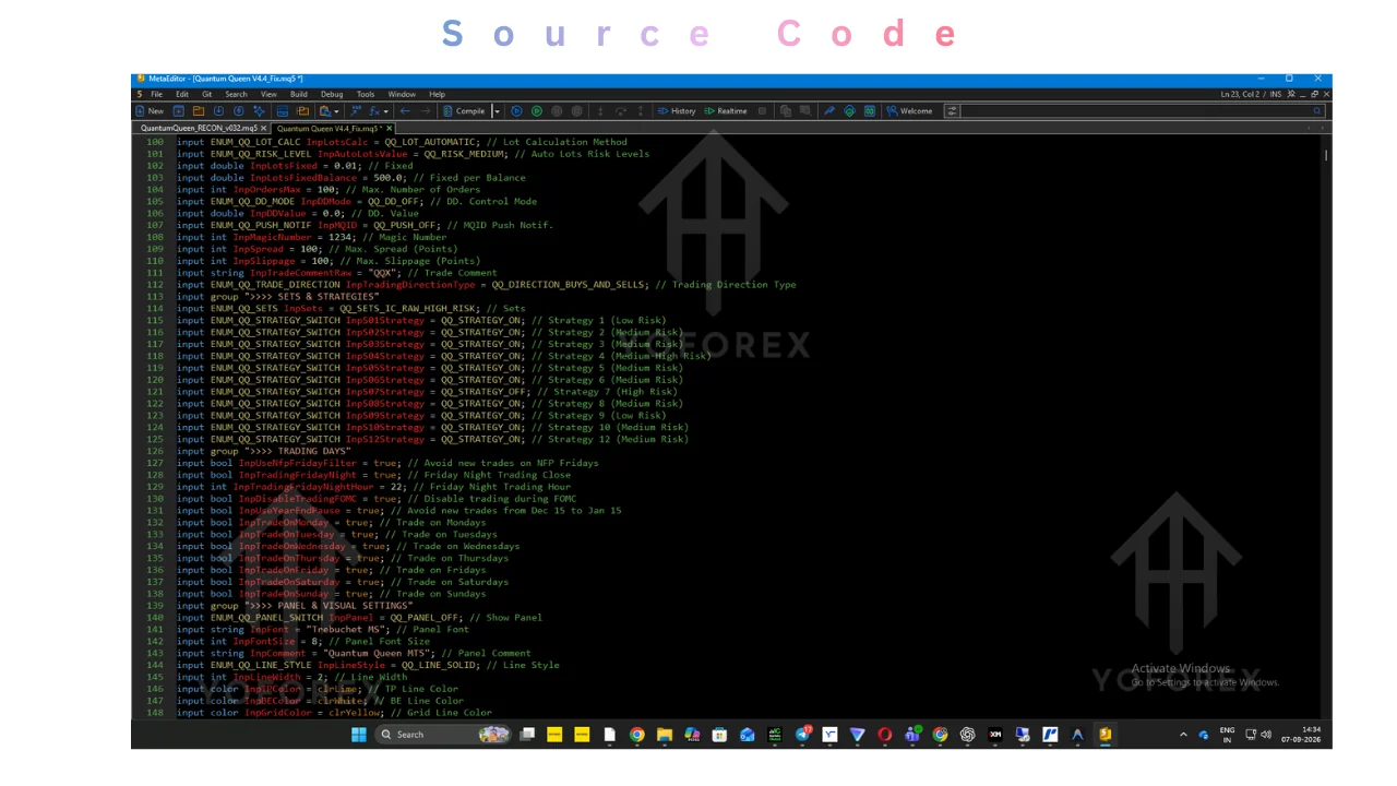 quantum queen x source code v4.4 MT5: practical guide for informational searches illustration