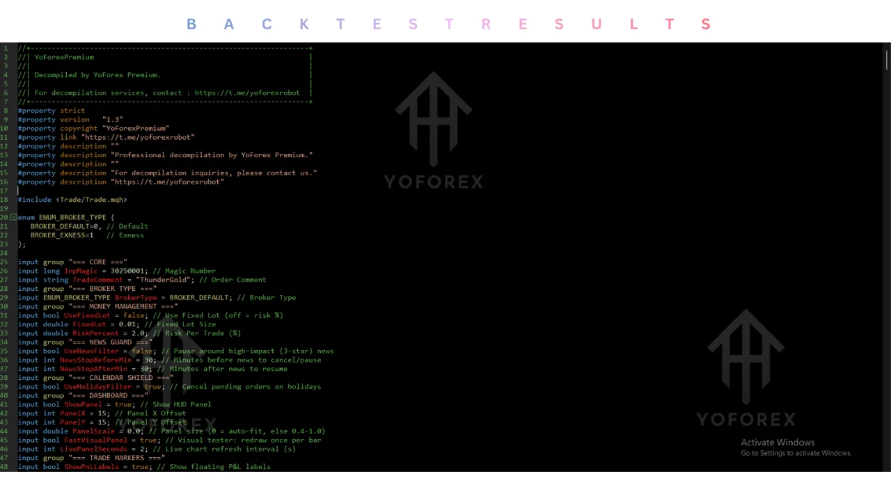 thundergold scalper source code v1.3 MT5: practical guide for informational searches illustration