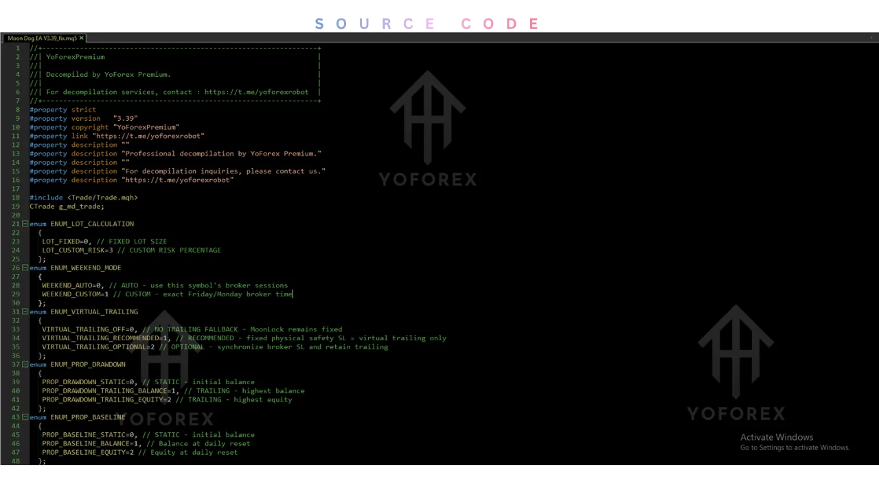 Introduction If you've come across MoonDog Source Code V3.39 from YoForex and you're trying to figure out whether it's the right MT5 tool for you, you're probably asking the same questions every trader asks before buying an EA: What does it actually do? Is it worth the price? And what am I actually getting — a bot, or the code behind it? This guide breaks down what's confirmed about MoonDog, what still needs to be verified directly with YoForex, and how to evaluate it like any other automated tr illustration