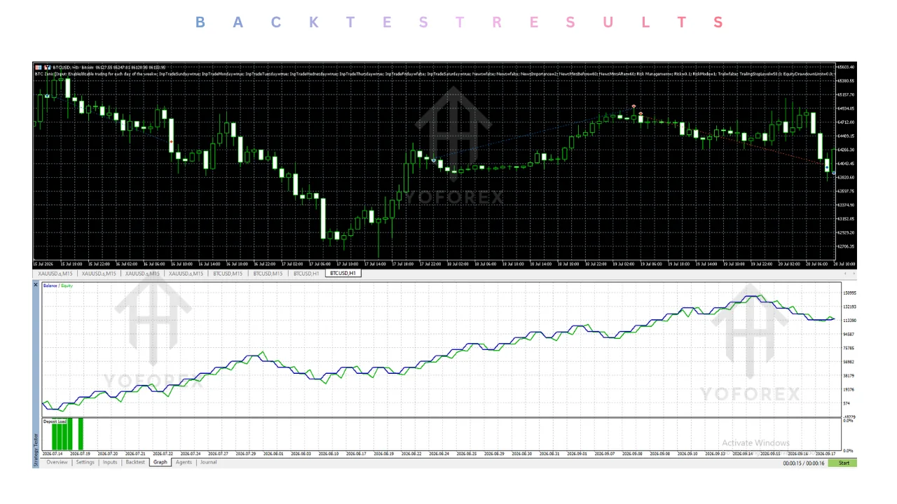 hero: btc zenix ea v1.0 mt5 MetaTrader 5 Bitcoin Expert Advisor review concept with risk checklist overlay