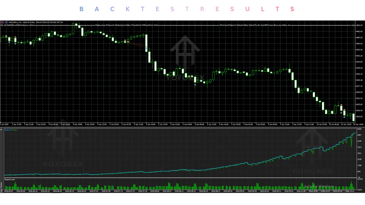 My AI Gold EA V1.82 MT5: Automate Gold Trading & Reduce Chart Time Many gold traders face the same practical problem: XAUUSD requires constant attention. Price can move quickly, setups appear and disappear, and staying focused for hours leads to fatigue, late entries, or emotional decisions. Manual trading demands continuous monitoring. When time is limited or consistency drops, some traders start looking for automation that can handle entries and exits according to fixed rules. My AI Gold EA V1 illustration