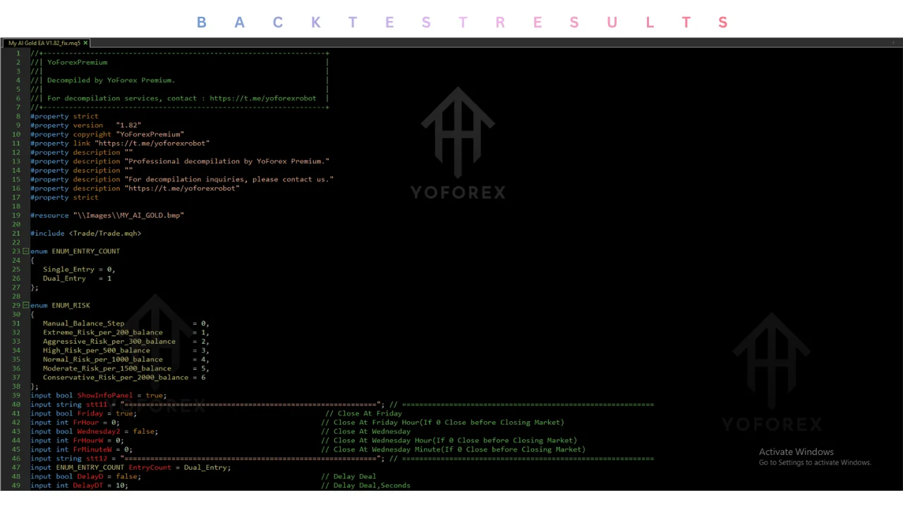 My AI Gold Source Code V1.82 MQ5 Strategy Review – Is It Right for You? Many traders reach a stage where they want automation but still need the ability to inspect or adjust the underlying logic. At the same time, they want a system that applies clear risk rules instead of relying on recovery methods. My AI Gold Source Code V1.82 MQ5 is designed for this type of buyer. It is the editable MQ5 source code version of an automated gold trading system that uses neural network based pattern recognitio illustration
